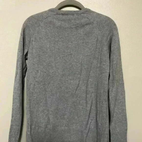 MICHAEL Michael Kors Women's Gray Knit Sweater w/Silver Zipper Accents -Small - Picture 4 of 9